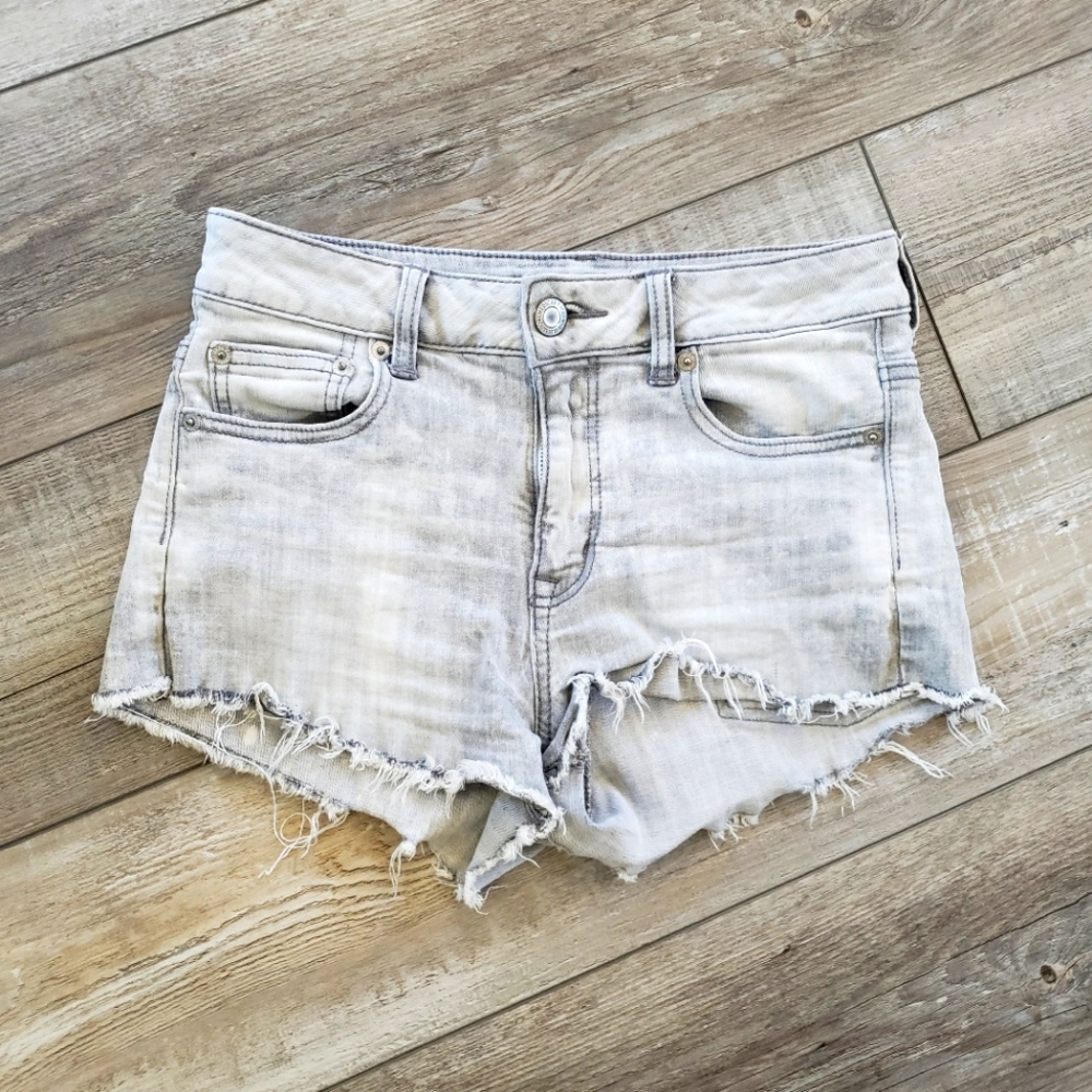 AEO denim shorts